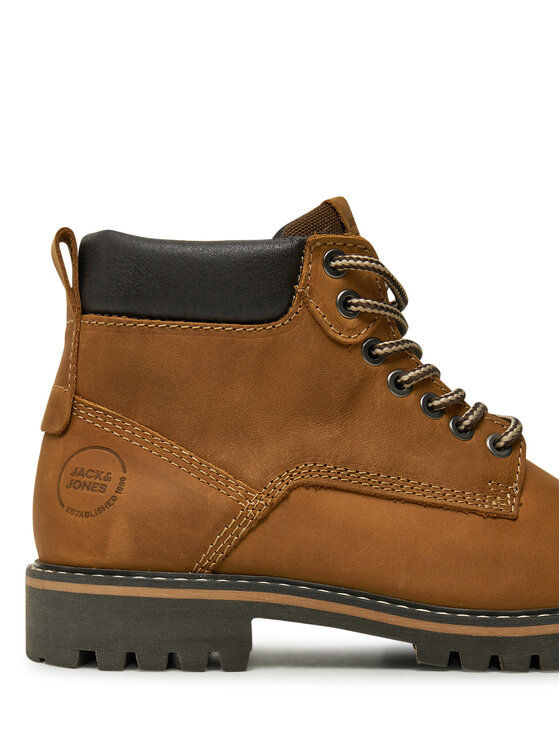 Jack & Jones Черевики Jack & Jones Queensway 12257998 Коричневий