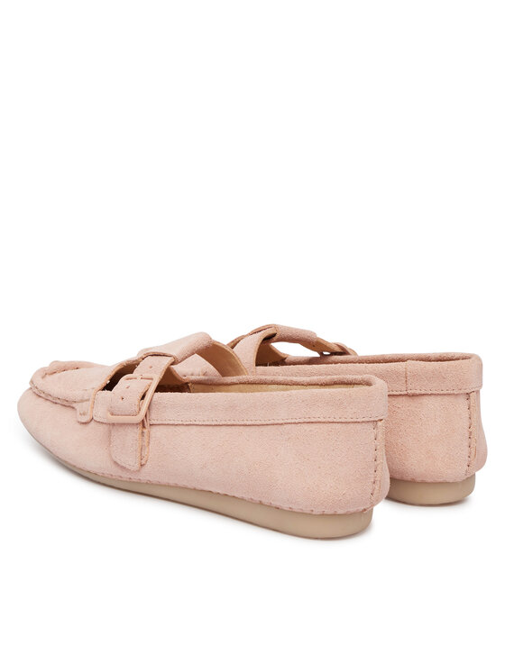 Clarks Мокасини Clarks Freckle Tbar 26185904 Рожевий