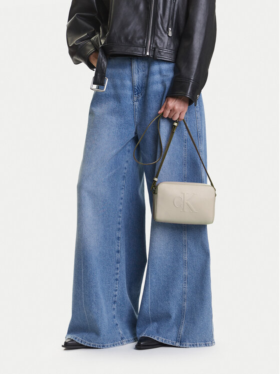 Calvin Klein Jeans Τσάντα Calvin Klein Jeans Sculpted Ew Camera Bag20 LV04K3036G Κρεμ