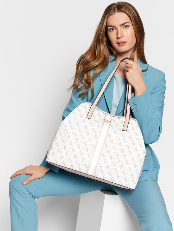 Guess Rankinė Guess Vikky Large Tote HWKG69 95240 Balta