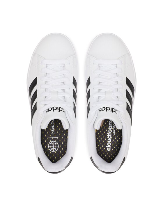adidas Снікерcи adidas Grand Court Cloudfoam Lifestyle Court Comfort Shoes GW9214 Білий