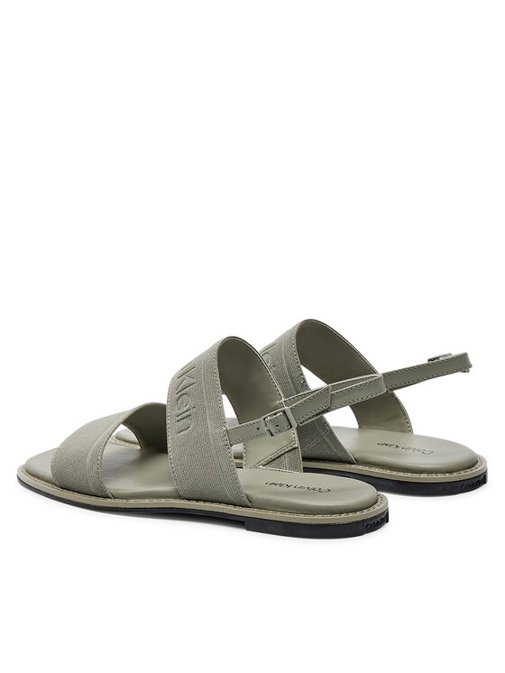Calvin Klein Basutės Calvin Klein Flat Sandal He HW0HW01990 Pilka