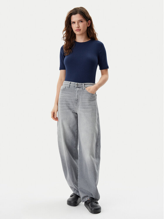 Gap Gap Majica 679172-02 Mornarsko modra Stretch Fit