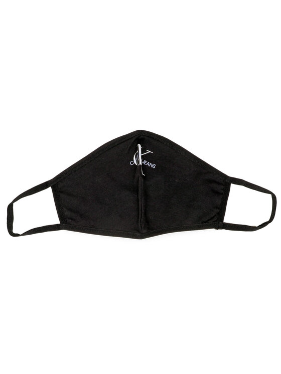 Calvin Klein Jeans Mască din material textil Calvin Klein Jeans Face Cover Single Mono K50K508126 Negru