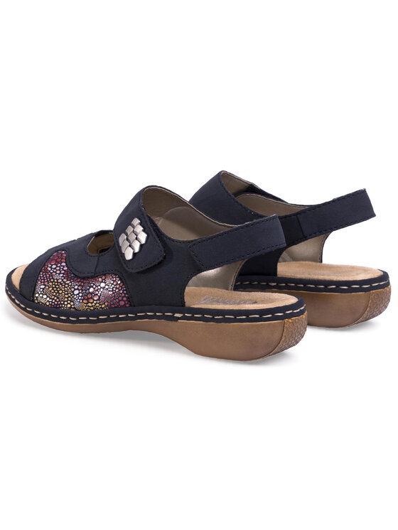 Rieker Sandales Rieker 65989-14 Tumši zils