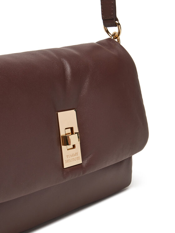 Tommy Hilfiger Kabelka Tommy Hilfiger Soft Leather Conv Crossover AW0AW17638 Hnedá
