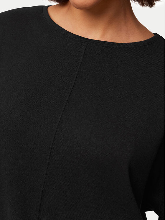 Triumph Triumph Zgornji del pižame Cozy Comfort 10216538 Črna Regular Fit