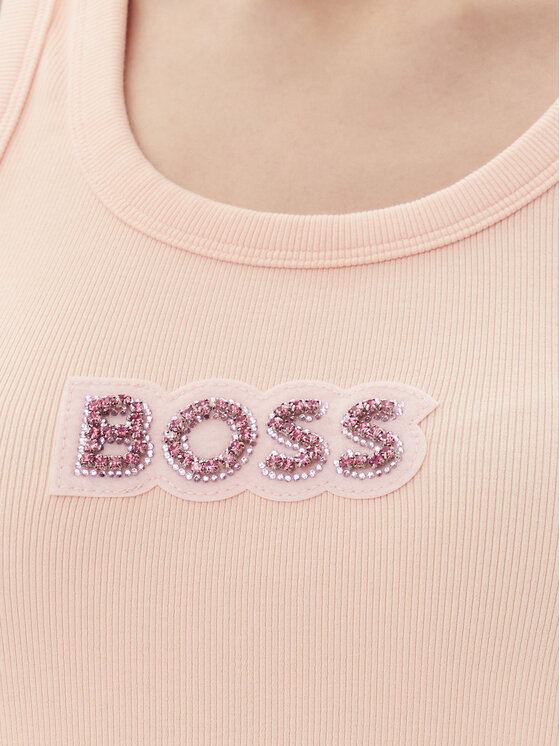 BOSS BOSS Felső C-Ematite 50536985 Narancssárga Slim Fit