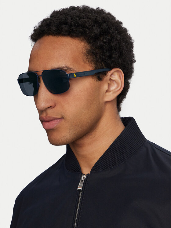Polo Ralph Lauren Сонцезахисні окуляри Polo Ralph Lauren 0PH3165 939487 Cиній
