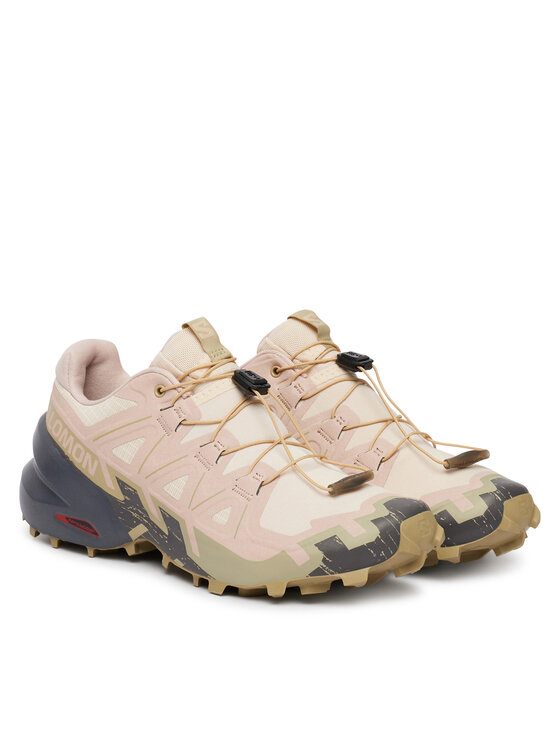 Salomon Взуття для бігу Salomon Speedcross 6 W L49197100 Бежевий
