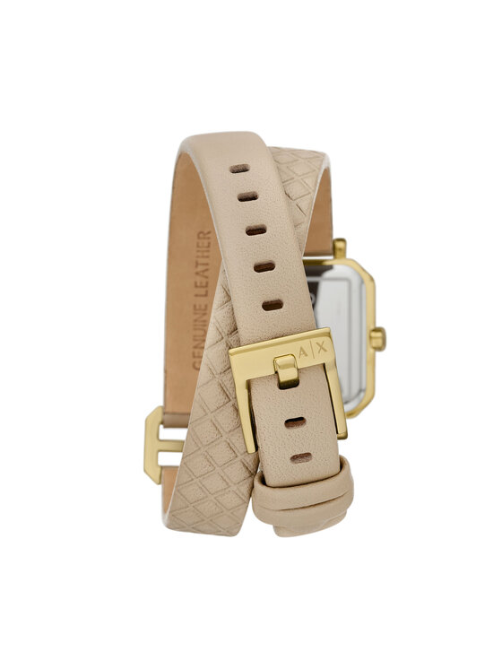 Armani Exchange Zegarek Armani Exchange Classic AX5728 Beżowy