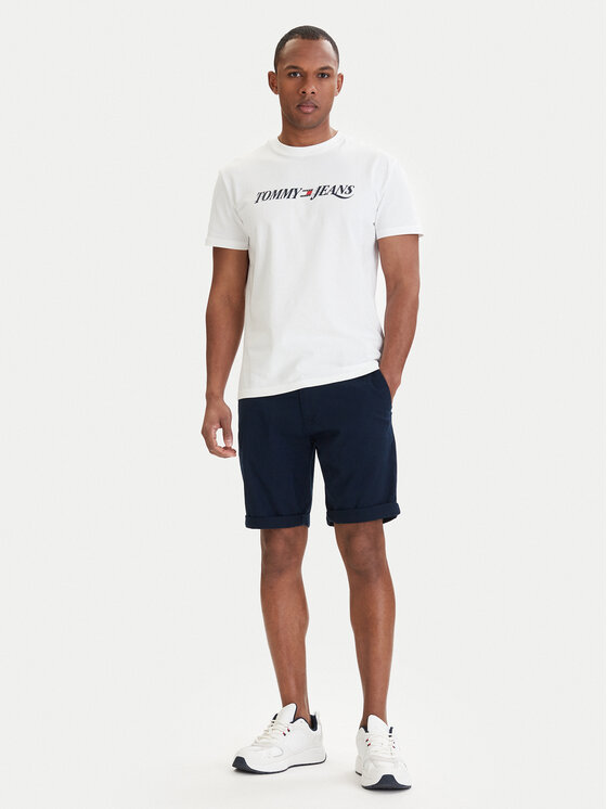 Tommy Jeans Tommy Jeans Camiseta DM0DM22548 Blanco Regular Fit