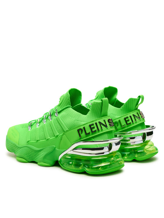 Plein Sport Sneakersy Plein Sport SADS USC0518 STE003N Zielony