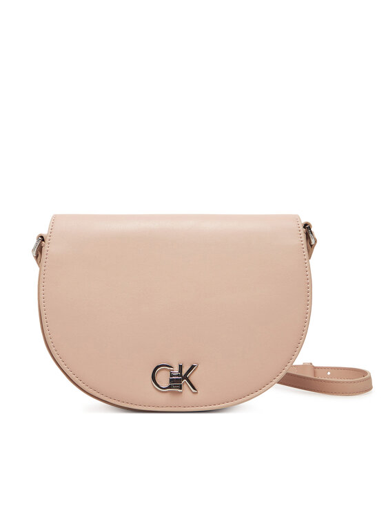 Calvin Klein Kabelka Calvin Klein Ck Hw Crossbody Saddle Bag K60K613236 Růžová