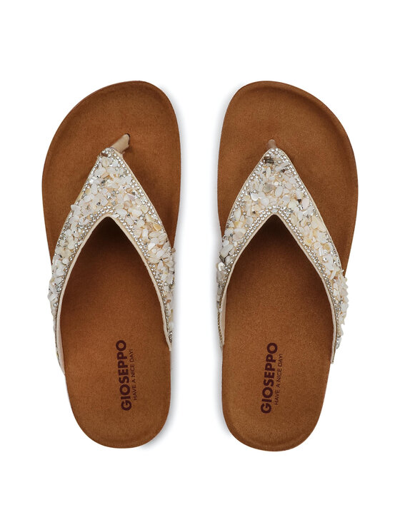 GIOSEPPO Plaistow Infradito Donna - Sandali Bio Con Fibbie E Soletta Anatomica In Microfibra