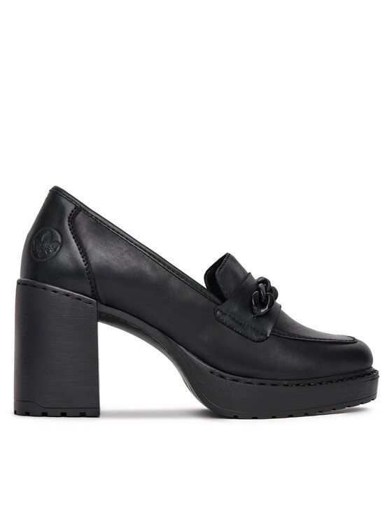 Rieker Pantofi Rieker Y4150-01 Negru