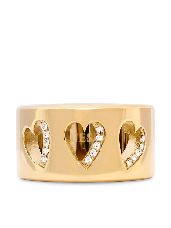 Guess Кільце Guess JUBR06 086JW Золотий