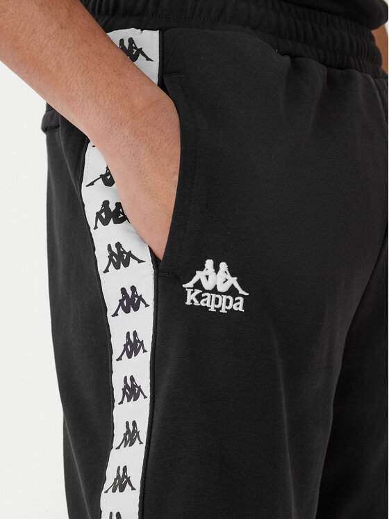 Kappa Kappa Sport rövidnadrág Banda Oviedo 351S77W Fekete Comfort Fit