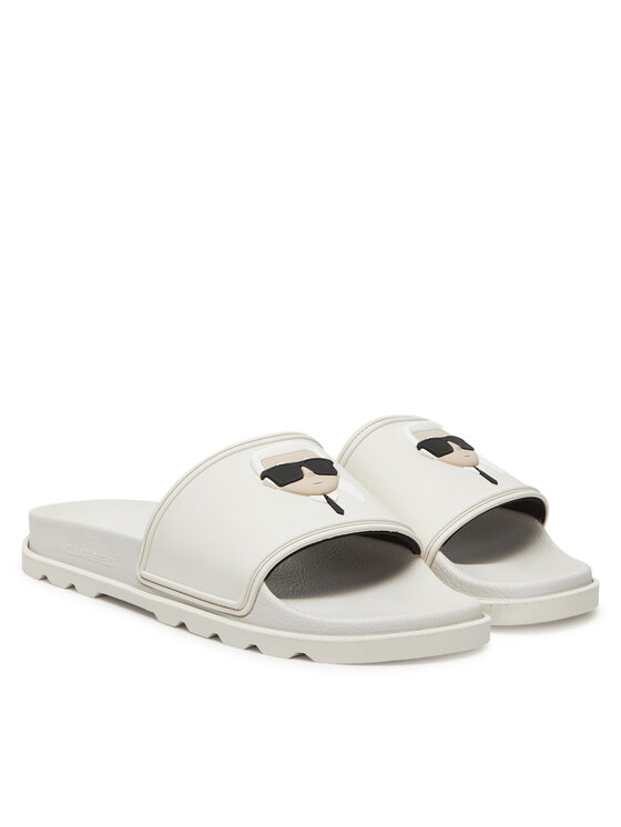 KARL LAGERFELD Шльопанці KARL LAGERFELD Kondo Tred KL70905 Білий