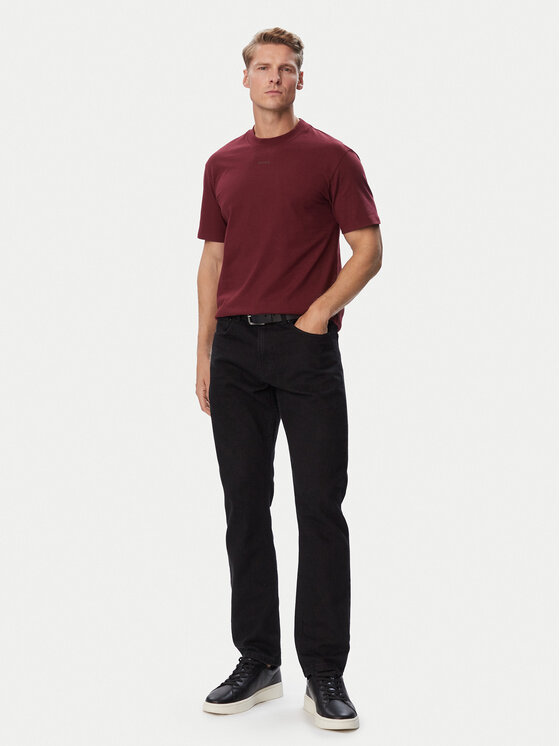 HUGO HUGO Camiseta Dapolino 50488330 Guinda/burdeos Relaxed Fit
