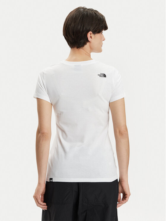 The North Face The North Face T-Shirt Simple Dome NF0A87NH Λευκό Regular Fit