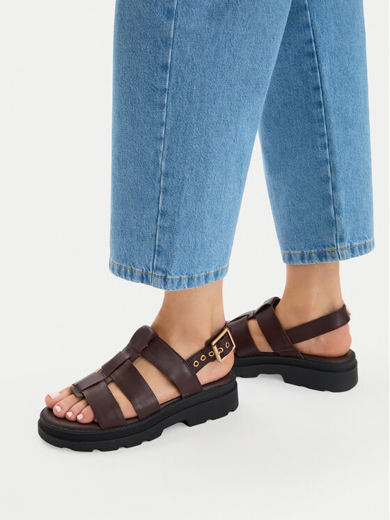 Clarks Босоніжки Clarks Orinoco3 Strap 26186095 Коричневий