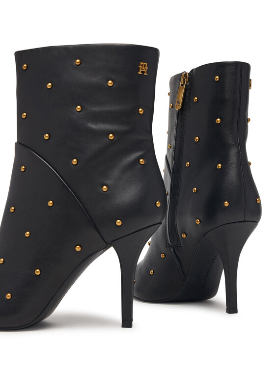 Tommy Hilfiger Botines Tommy Hilfiger High Heel Ankle Boot With Studs FW0FW09558 Negro