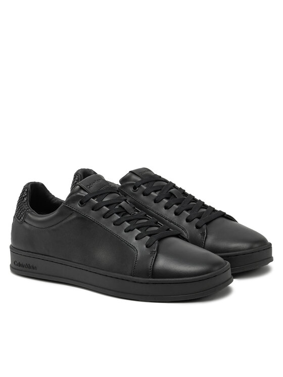 Calvin Klein Tenisice Calvin Klein Low Top Lace Up Woven HM0HM01767 Crna