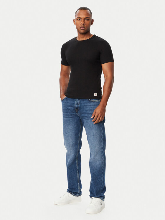 Calvin Klein Jeans Calvin Klein Jeans Camiseta LV04RG214G Negro Slim Fit