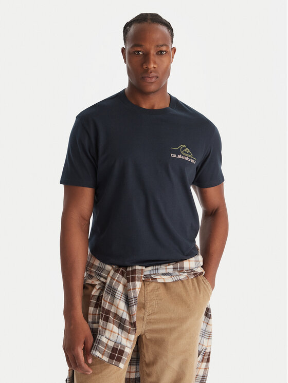 Quiksilver Quiksilver Camiseta Light Waves SS EQYZT08175 Azul marino Comfort Fit