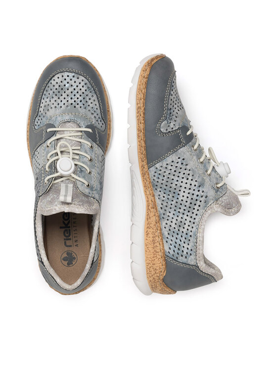 Rieker Pantofi Rieker N4255-12 Gri