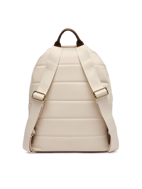 Tommy Hilfiger Batoh Tommy Hilfiger Popette Dome Backpack AW0AW17939 Krémová