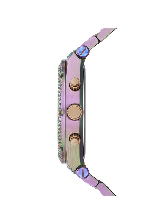 Guess Zegarek damski Guess Heiress Rainbow GW0440L3 Różowy