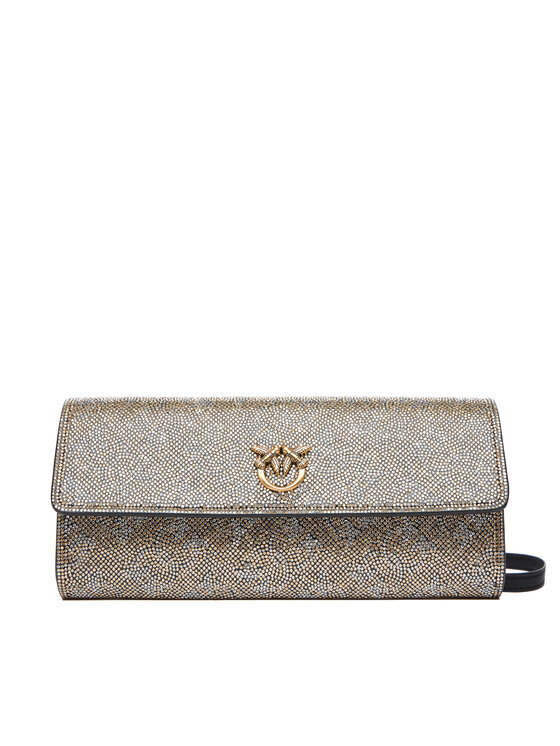 PINKO Rankinė PINKO Love Tiny Brids Wallet C AI 25-26 PCPL 103765 A20D Auksinė