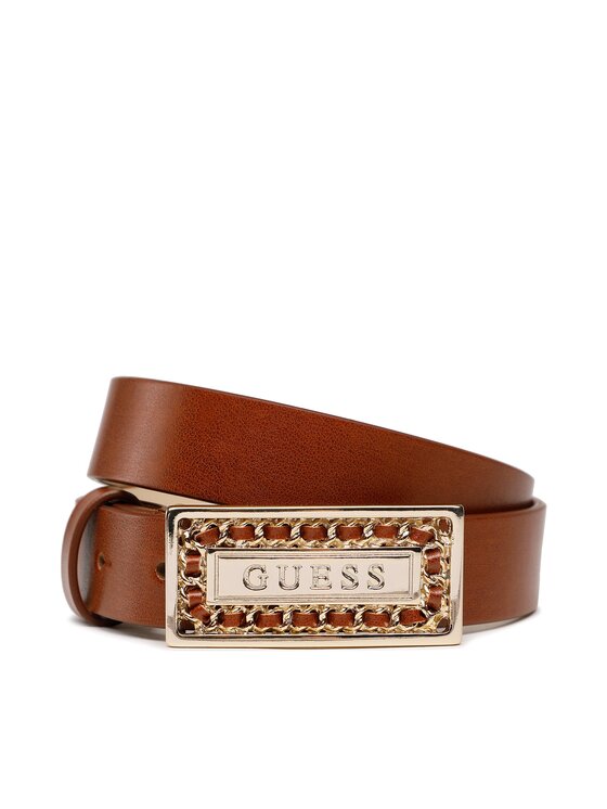 Guess Жіночий ремінь Guess Not Coordinated Belts BW7752 VIN25 Коричневий