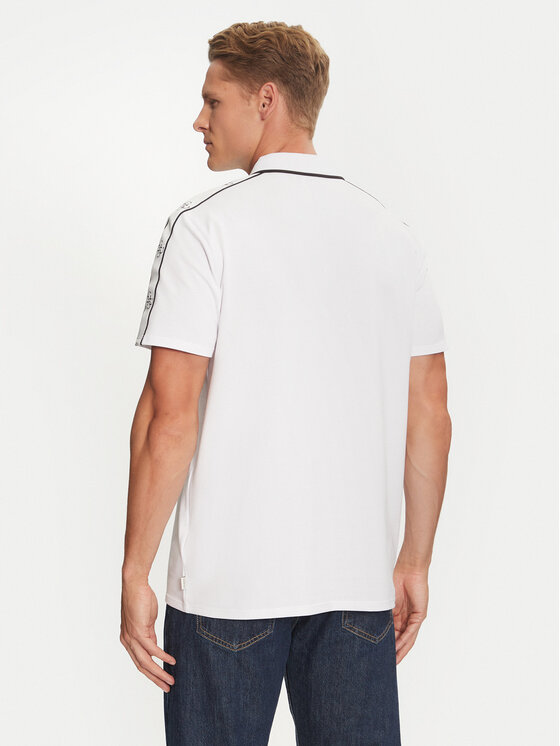 Guess Guess Polo M4YP40 KARS0 Blanco Regular Fit