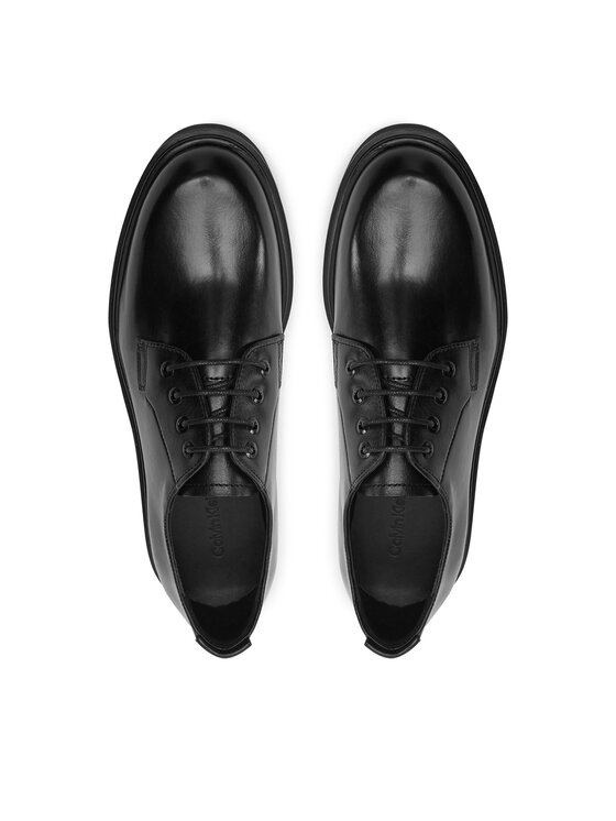 Calvin Klein Poltopánky Calvin Klein Lace Up - Lth HW0HW02278 Čierna