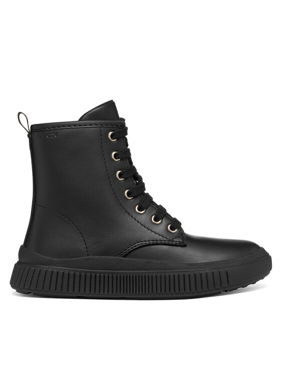 Geox Зимни обувки Geox J Laquinny Girl J66M3G 00085 C9999 S Черен