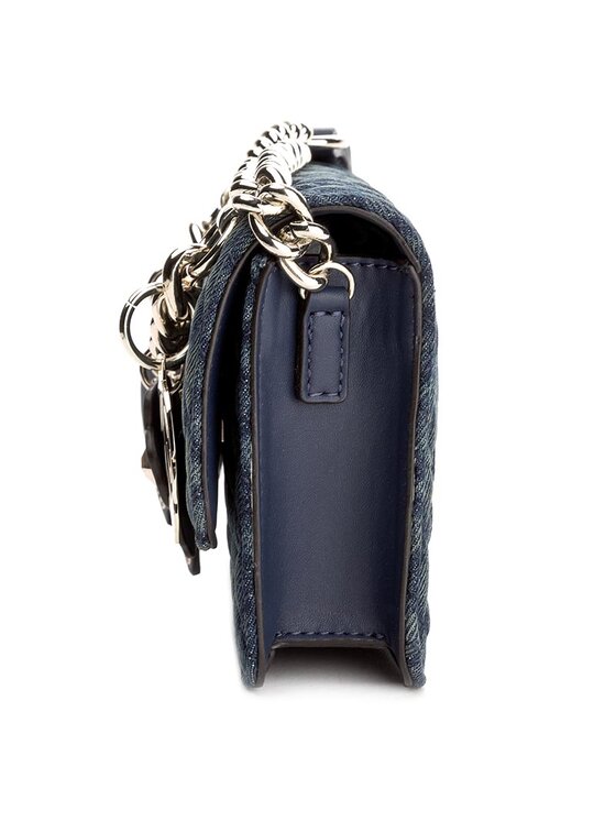Guess Ročna torba Guess Stassie (DG) Mini-Bag HWDG67 79780 Mornarsko modra