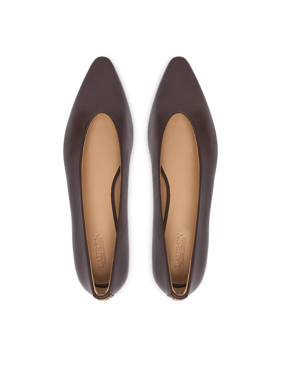 LAUREN RALPH LAUREN Balerīnas LAUREN RALPH LAUREN Audri 802P18411005 Tumši brūna
