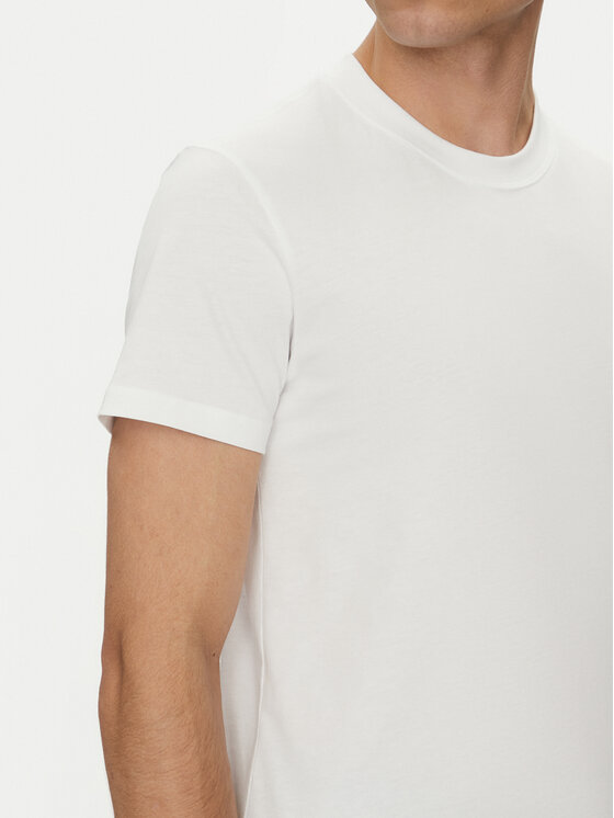 AMI Paris AMI Paris T-shirt BFUTS035.724 Bijela Regular Fit