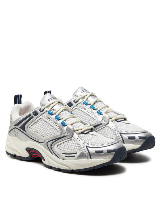 Tommy Jeans Superge Tommy Jeans Archive Retro Runner EM0EM01486 Srebrna