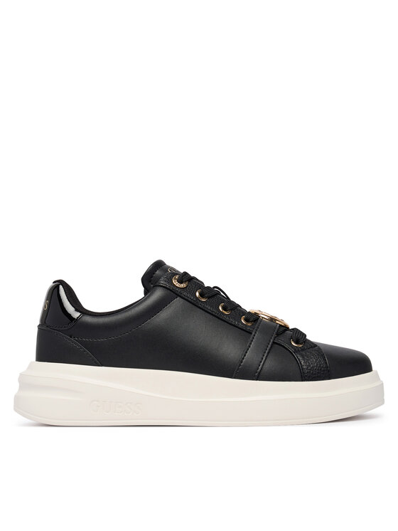 Guess Sneakersy Guess FLFEZO LEA12 Czarny