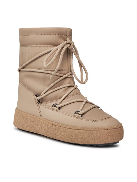 Moon Boot Čizme za snijeg Moon Boot Ltrack Tube Rubber 24500900003 Bež