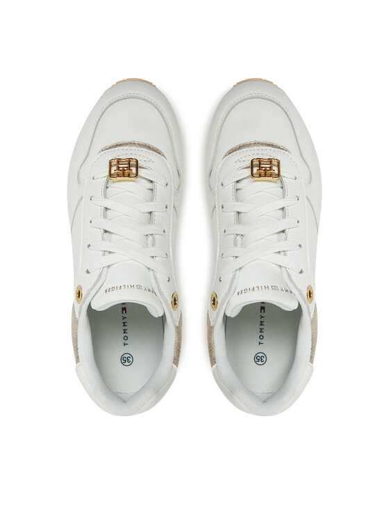 Tommy Hilfiger Sportcipők Tommy Hilfiger Low Cut Lace-Up Sneaker T3A9-33765-1355 S Fehér