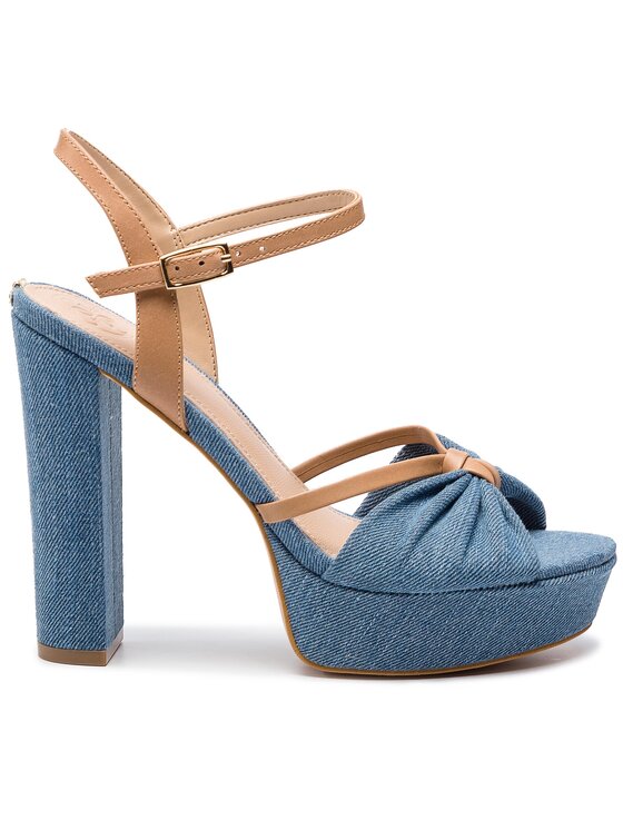 Guess Sandály Guess Levivy FL6LV2 DEN03 Modrá