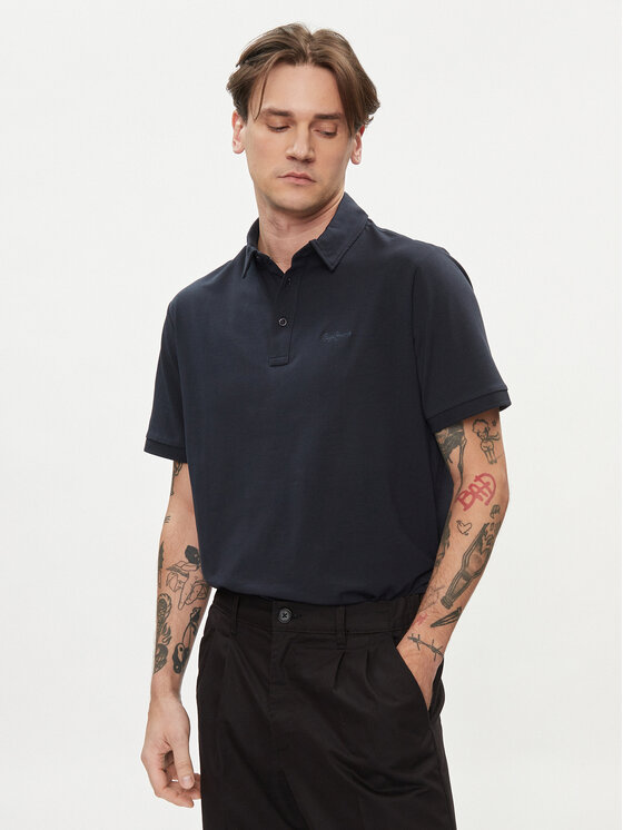 Pepe Jeans Pepe Jeans Поло Harper PM542157 Cиній Regular Fit
