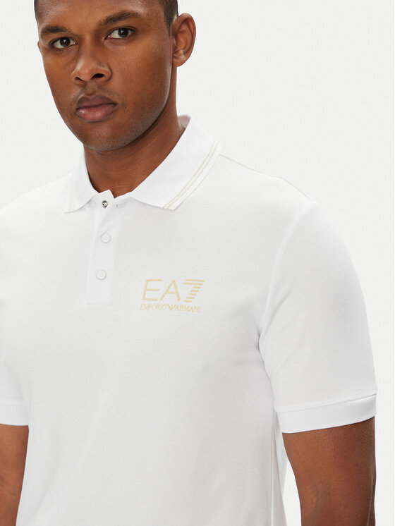 EA7 Emporio Armani EA7 Emporio Armani Pólóing 7M000300 AF13739 U0002 Fehér Slim Fit