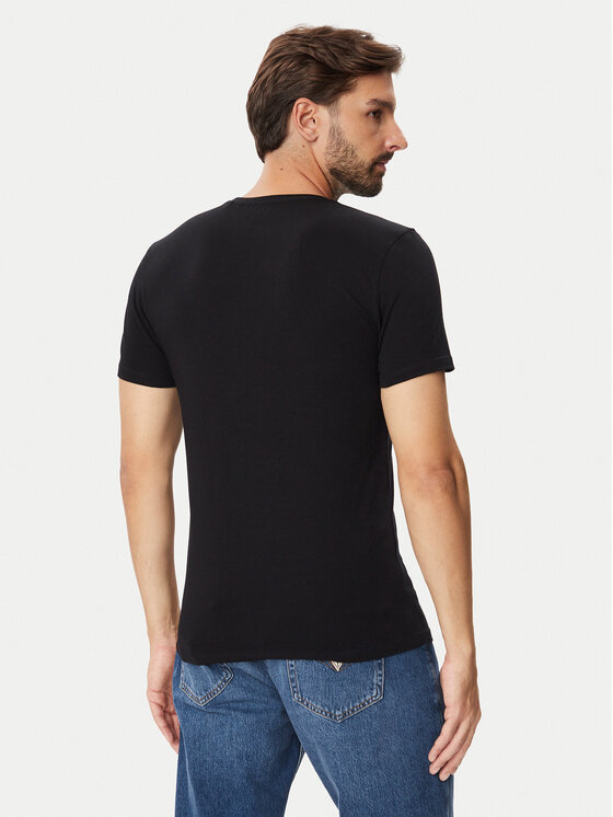 Guess Guess Camiseta U6BM01 K5385 Negro Regular Fit