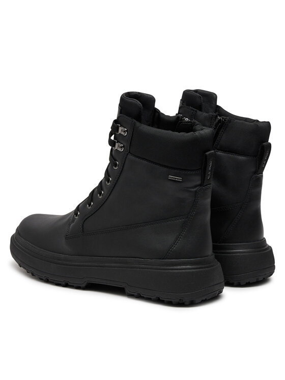 Geox Outdoorová obuv Geox D46XMB 08511 C9999 Čierna